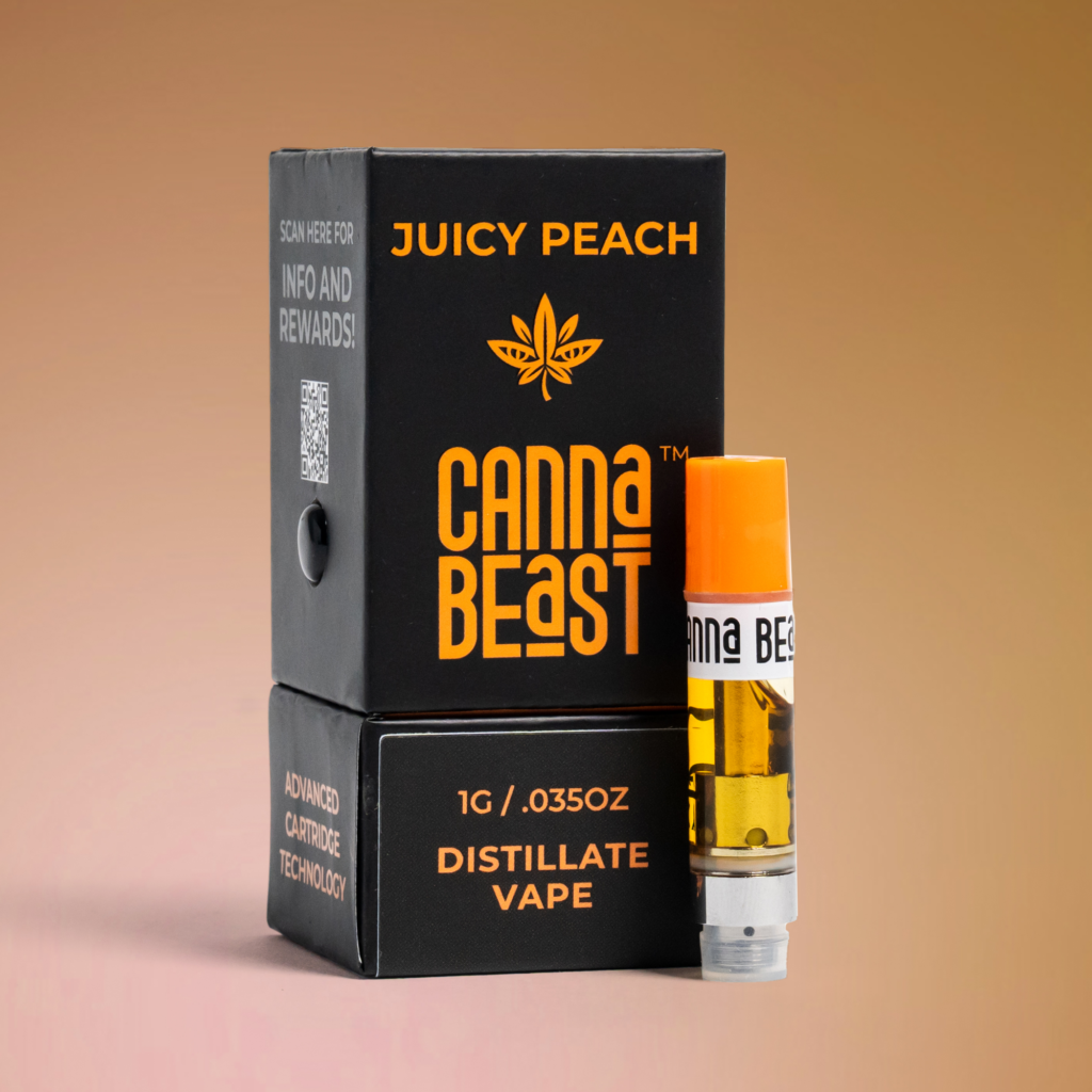Juicy Peach Delta-9 THC Vape Cartridge