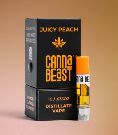 Juicy Peach Delta-9 THC Vape Cartridge