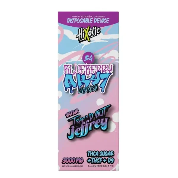 HiXotic Trap’d Out Jeffrey Disposable Vape 3g