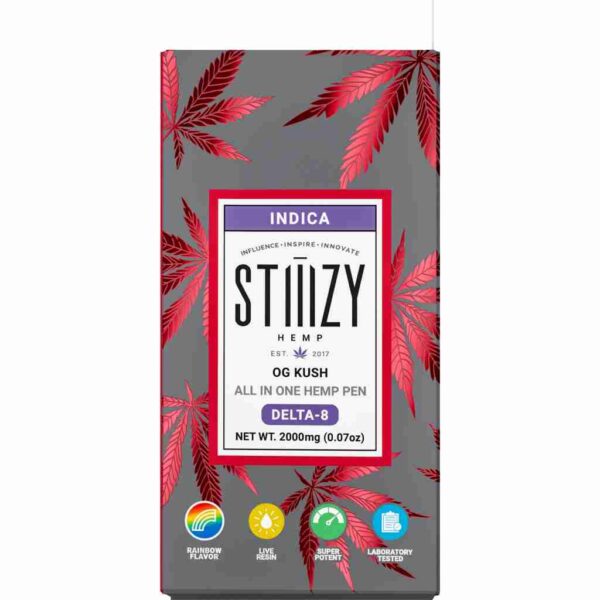 STIIIZY Hemp AIO D8 Disposable Vape Pens 2g
