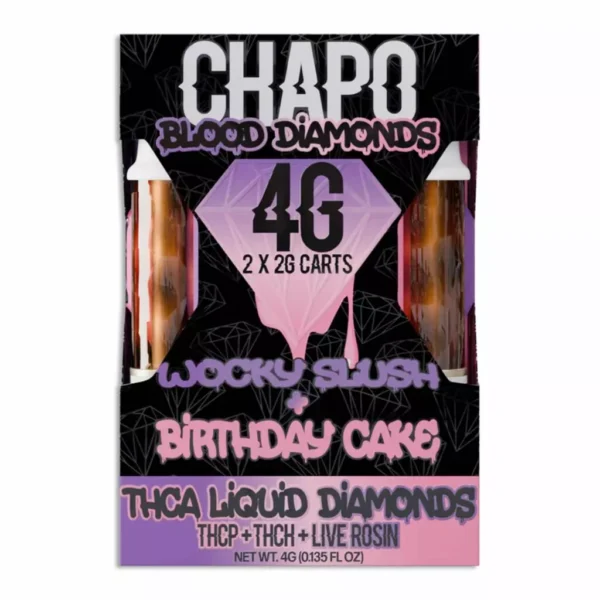 Chapo Blood Diamonds THCa Cartridge 2 x 2g