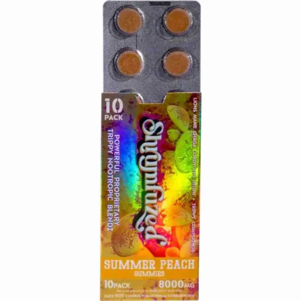 Shrumfuzed Nootropic Mushroom Gummies 10pc - Summer Peach