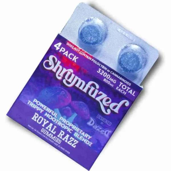 Shrumfuzed Nootropic Mushroom Gummies 4pc - Royal Razz