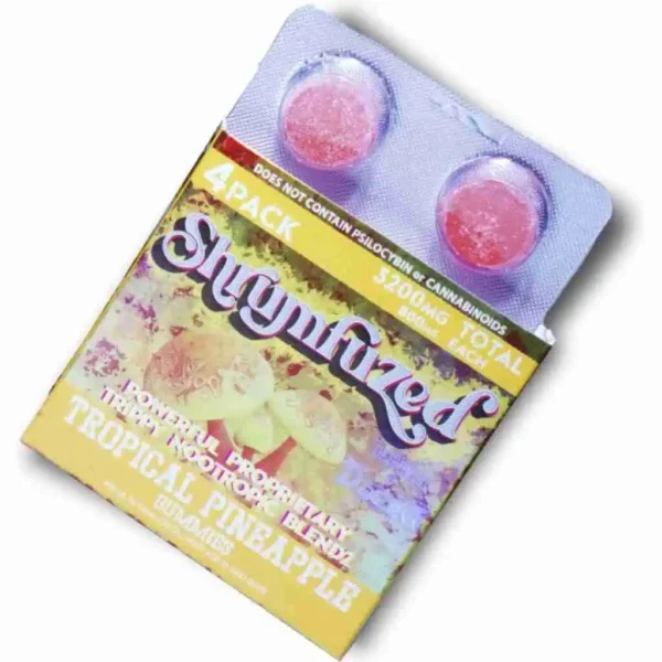 Shrumfuzed Nootropic Mushroom Gummies 4pc - Tropical Pineapple