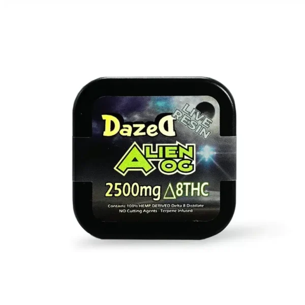 Dazed Alien OG Live Resin Delta 8 Dabs 2.5g