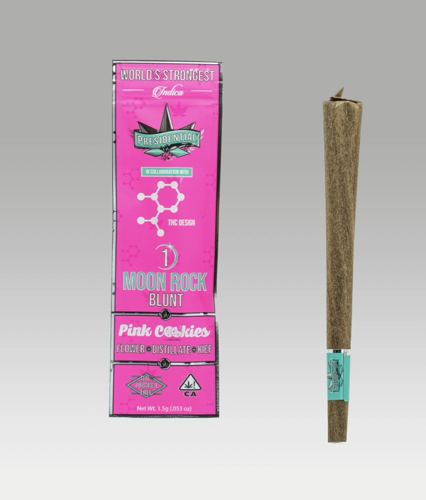 PINK COOKIES 1.5G MOON ROCK INFUSED BLUNT