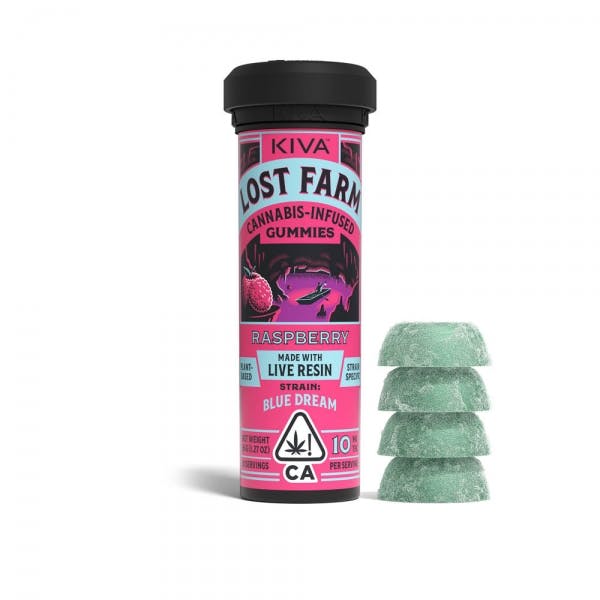 RASPBERRY WEDDING CAKE 10-PACK LOST FARM LIVE ROSIN GUMMIES